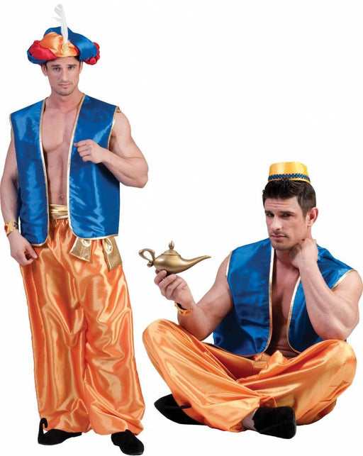 Funny Fashion Arabische Sultan broek goud heren