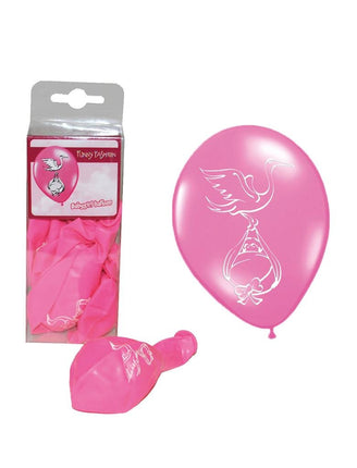 Funny Fashion Baby roze ballonnen geboorte meisje