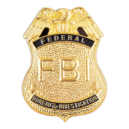 Funny Fashion Badge FBI goud
