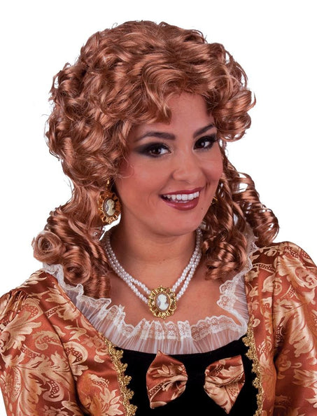 Funny Fashion Barok pruik Koningin Elisabeth