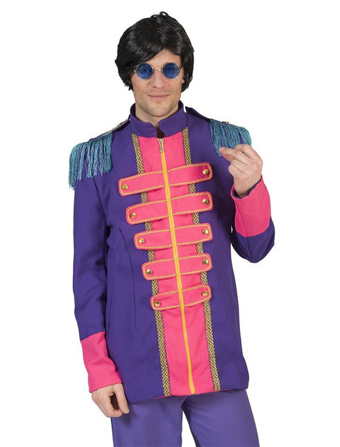 Funny Fashion Beatles jas in paars