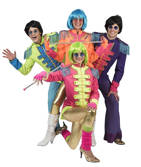 Funny Fashion Beatles slipjas roze