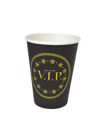 Funny Fashion Bekers 8 stuks VIP