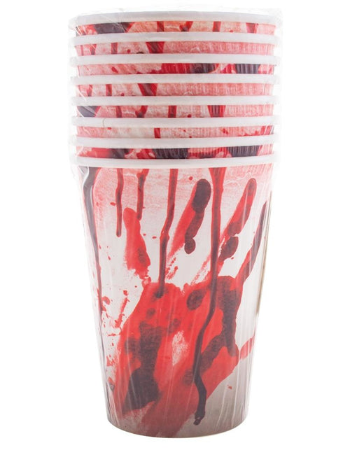 Funny Fashion Bekers met nep bloedspetters Halloween