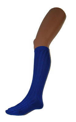 Funny Fashion Blauwe kniekousen 60cm