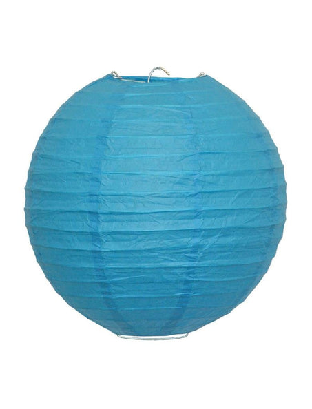 Funny Fashion Blauwe lampion 25cm