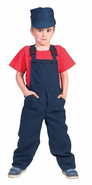 Funny Fashion Blauwe overalls voor kinderen