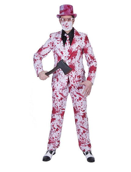 Funny Fashion Bloederige moordenaar Ben pak man