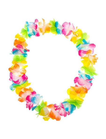 Funny Fashion Bloemenkrans fluor mix