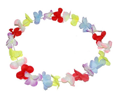 Funny Fashion Bloemenkrans Hula bont