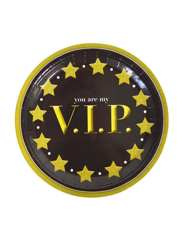 Funny Fashion Borden 8 stuks VIP 23cm