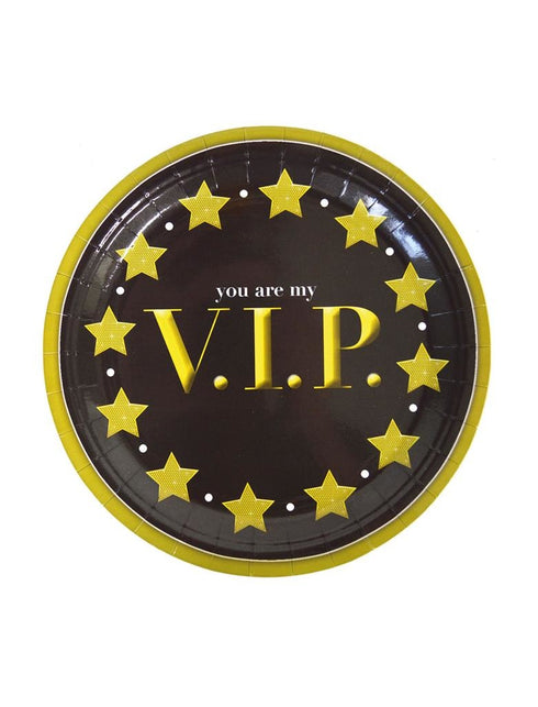 Funny Fashion Borden 8 stuks VIP 23cm