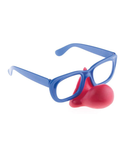 Funny Fashion Bril clown Bassie met rode neus