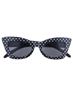 Funny Fashion Bril rock en roll zwart