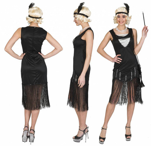 Funny Fashion Charleston jurkje Silver Smile dames