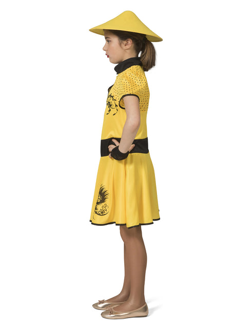 Funny Fashion Chinese jurk Ling meiden