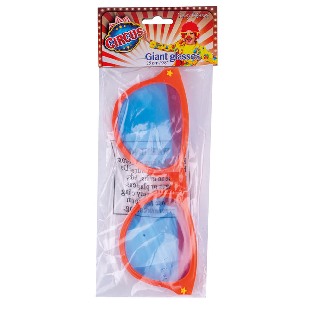 Funny Fashion Clownsbril grote glazen