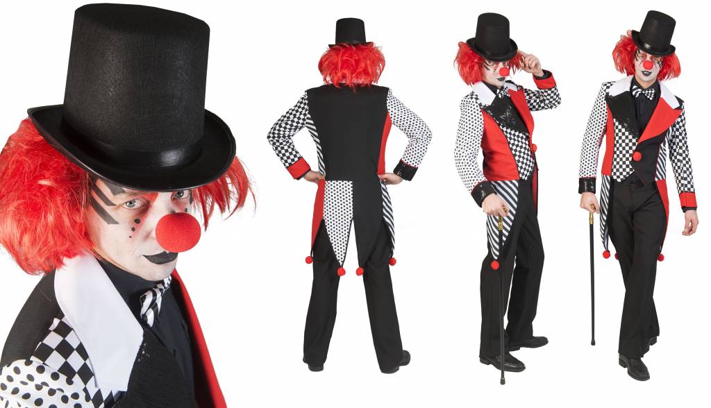 Funny Fashion Clownspak Jester Harley heren