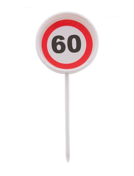 Funny Fashion Cocktail prikkers 60 jaar