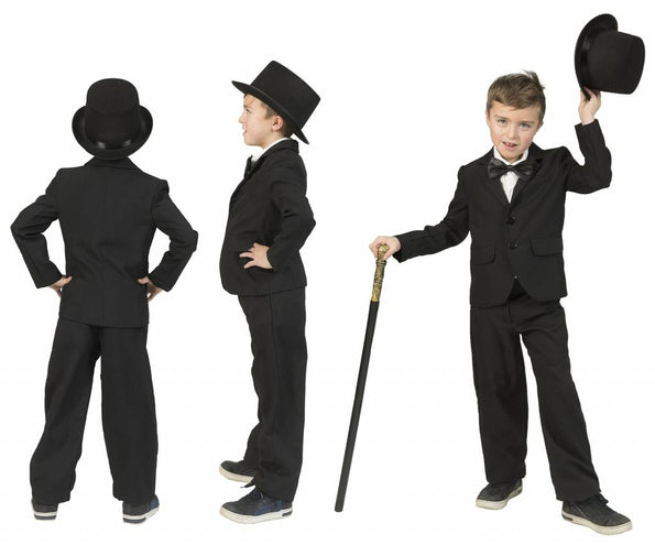 Funny Fashion Colbert zwart kinderen