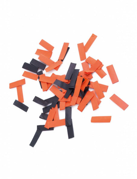 Funny Fashion Confetti kanon Halloween zwart/oranje