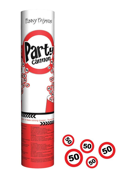 Funny Fashion Confetti shooter leeftijd 50 jaar Abraham Sarah