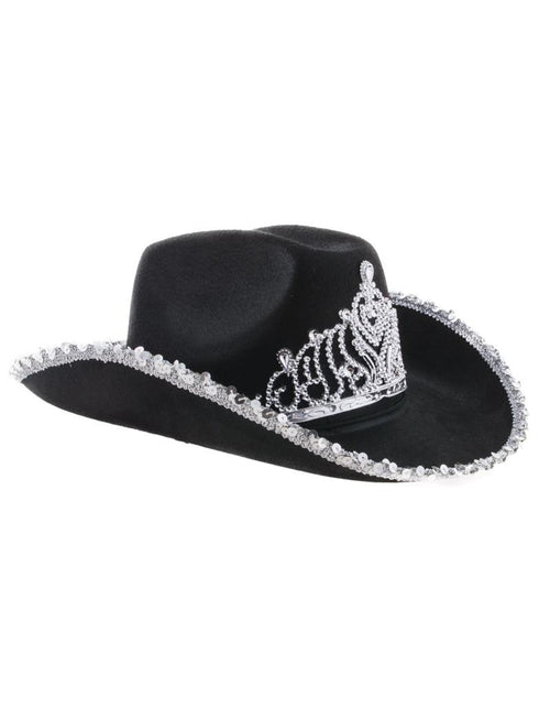 Funny Fashion Cowboyhoed met kroon diverse kleuren