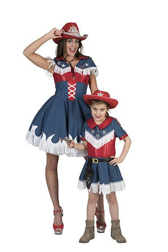 Funny Fashion Cowboyjurkje Jeans Texas voor meisjes