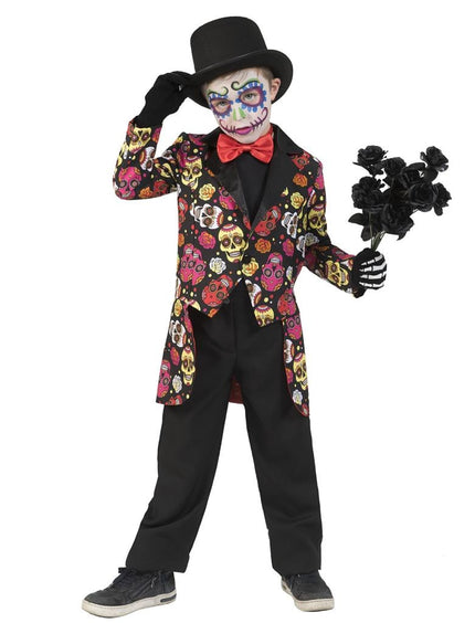 Funny Fashion Day of the dead kostuum Muerto Manu jongen