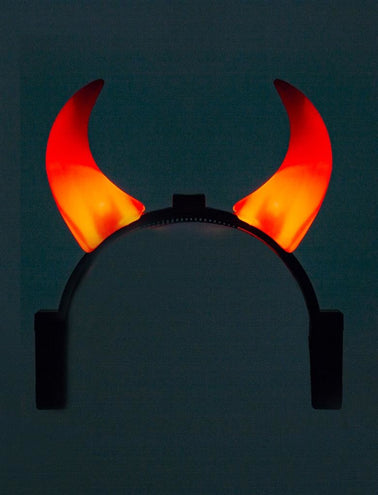 Funny Fashion Diadeem  duivel met licht