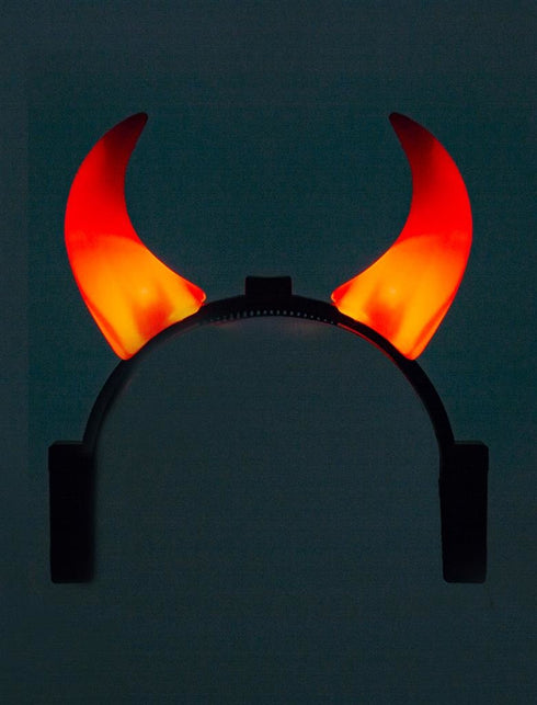 Funny Fashion Diadeem  duivel met licht