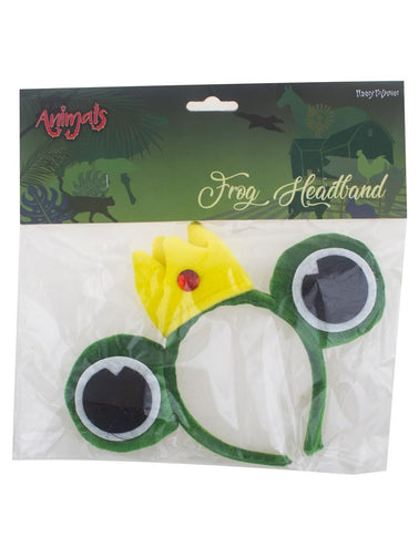 Funny Fashion Diadeem kikker met kroon