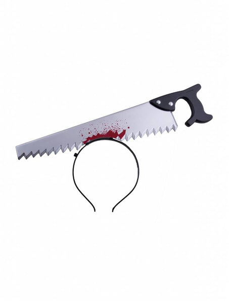 Funny Fashion Diadeem zaag door hoofd