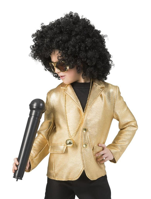 Funny Fashion Disco Fever jas goud Jeff kinderen