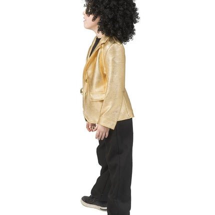 Funny Fashion Disco Fever jas goud Jeff kinderen