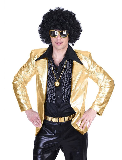 Funny Fashion Disco Fever jasje goud heren