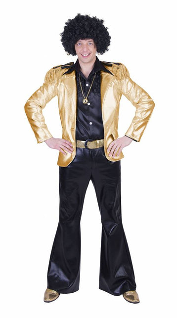 Funny Fashion Disco Fever jasje goud heren
