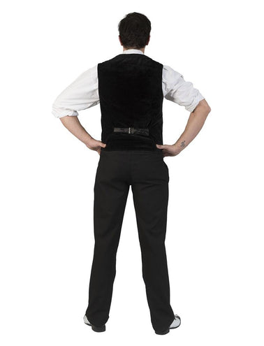 Funny Fashion Disco Gilet Herman zilver heren