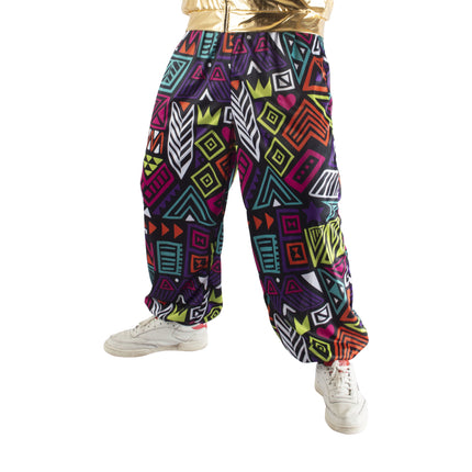Funny Fashion Disco graphic broek 80-jaren