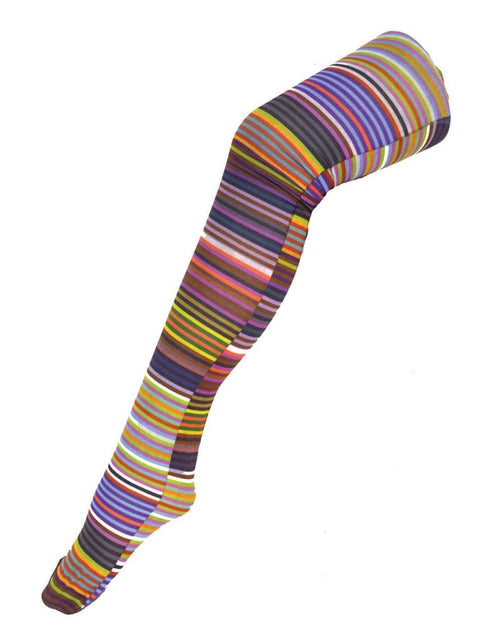 Funny Fashion Disco panty met gekleurde strepen