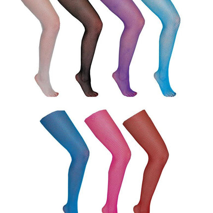 Funny Fashion Donkerblauwe visnet  disco net panty