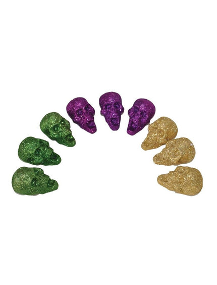 Funny Fashion Doodskoppen 10 stuks van 9cm