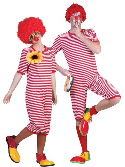 Funny Fashion Dorus badpak rood wit