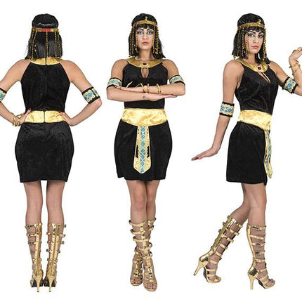 Funny Fashion Egyptische Cleopatra jurk zwart