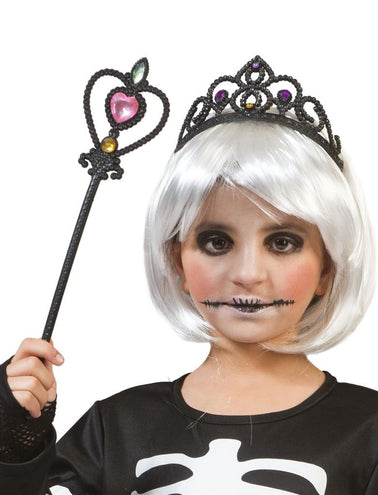 Funny Fashion Fee stokje met roze hartje