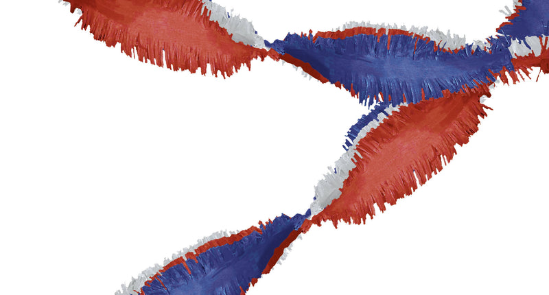 Funny Fashion Feest slinger rood wit blauw crepe 24m