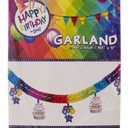 Funny Fashion Feestslinger Happy Birthday