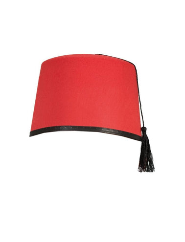 Funny Fashion Fez hoed Amin met zwarte kwast