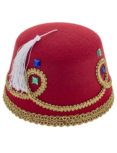 Funny Fashion Fez hoed Omar met gouden band