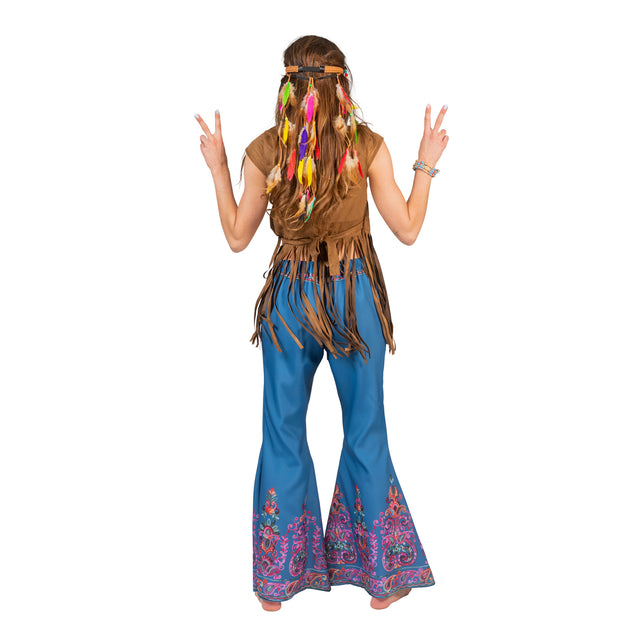 Funny Fashion Flower power shirt Evi dames